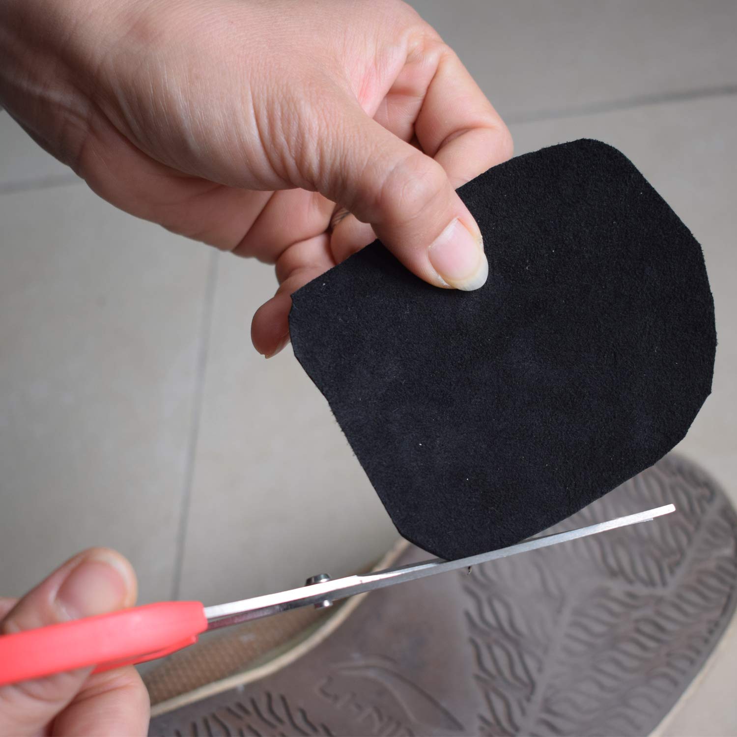 Stick-On Suede Friction-Reducing Dance Soles For, Easy Pivoting And Sliding On Sticky Indoor Dance Floors, Self-Adhesive Anti-Sl
