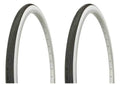 Tire Set. 2 Tires. Two Tires Duro 26  x 1 3/8  Black/White Side Wall, Cruiser Bike Tires, Chopper Bike Wheel, Mountain Bike Tire