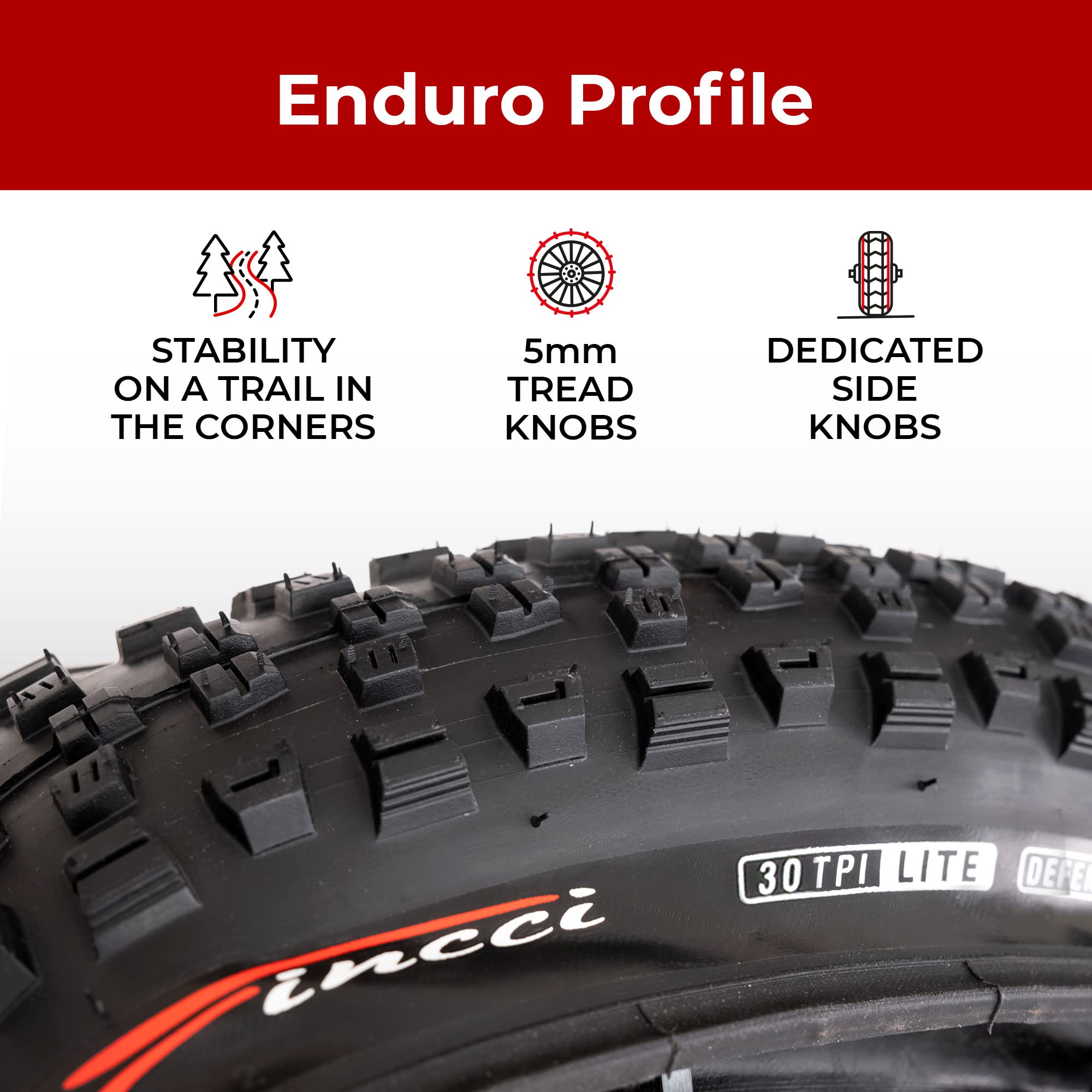 Fincci Pair 27.5 X 2.35 Inch 60-584 Foldable Tires For Road Mountain Mtb Mud Dirt Offroad Bike Bicycle (Pack Of 2)