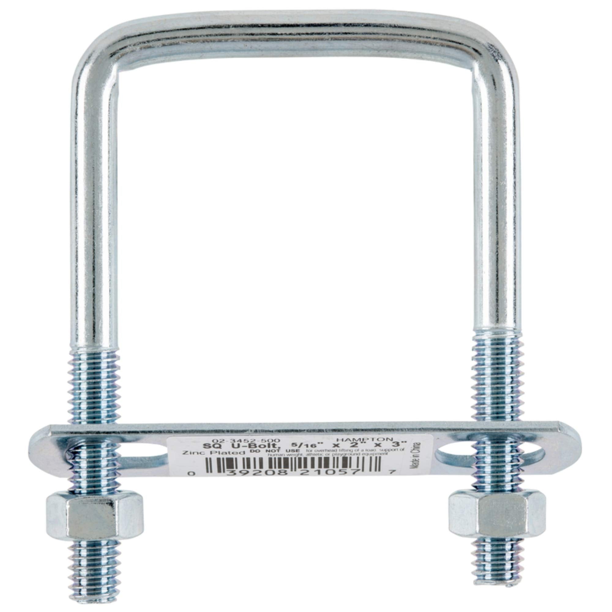 Bolt U Sq5/16''''X2''''X3'''' (Pack Of 10)
