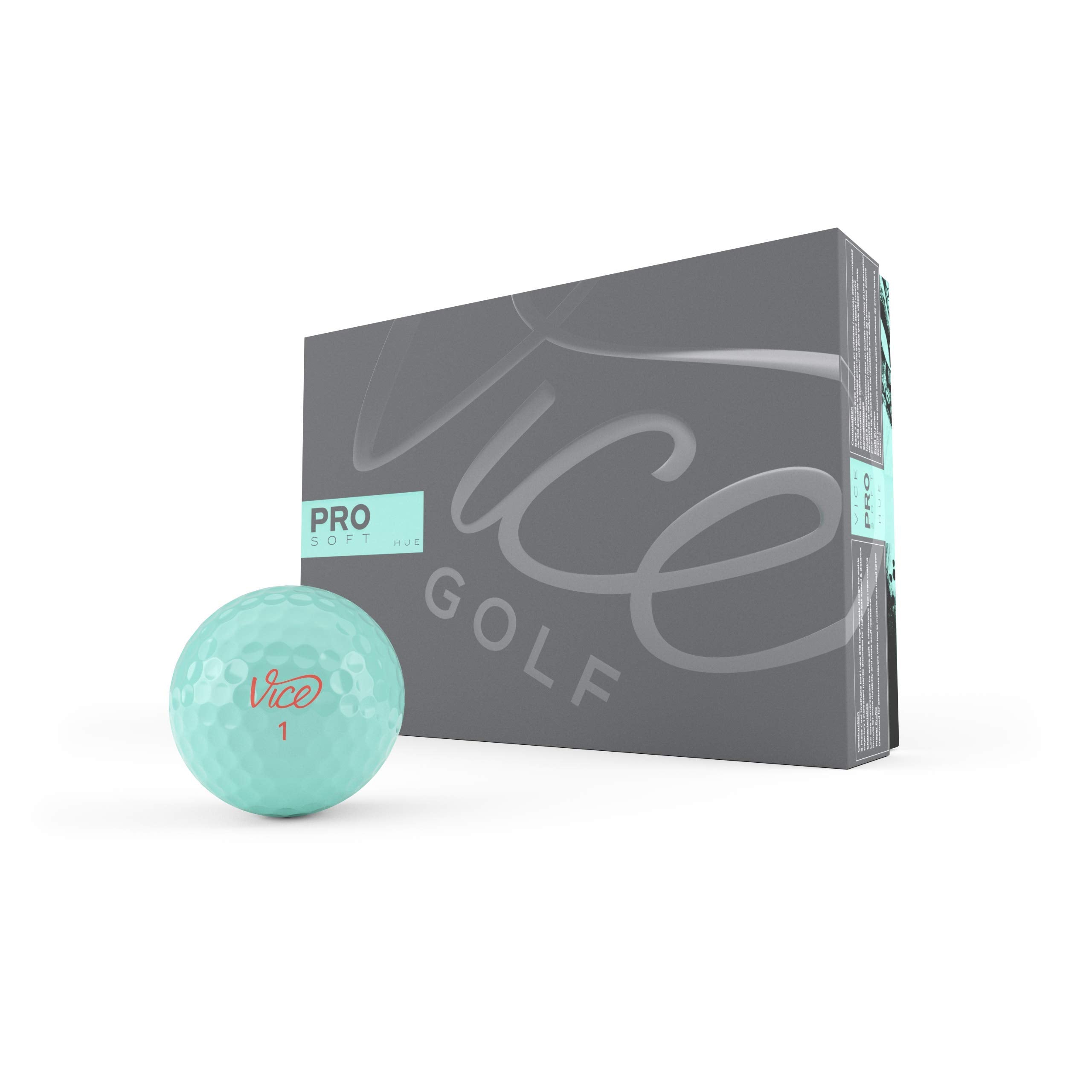 Vice Golf Pro Soft Hue Blue Light  12 Golf Balls
