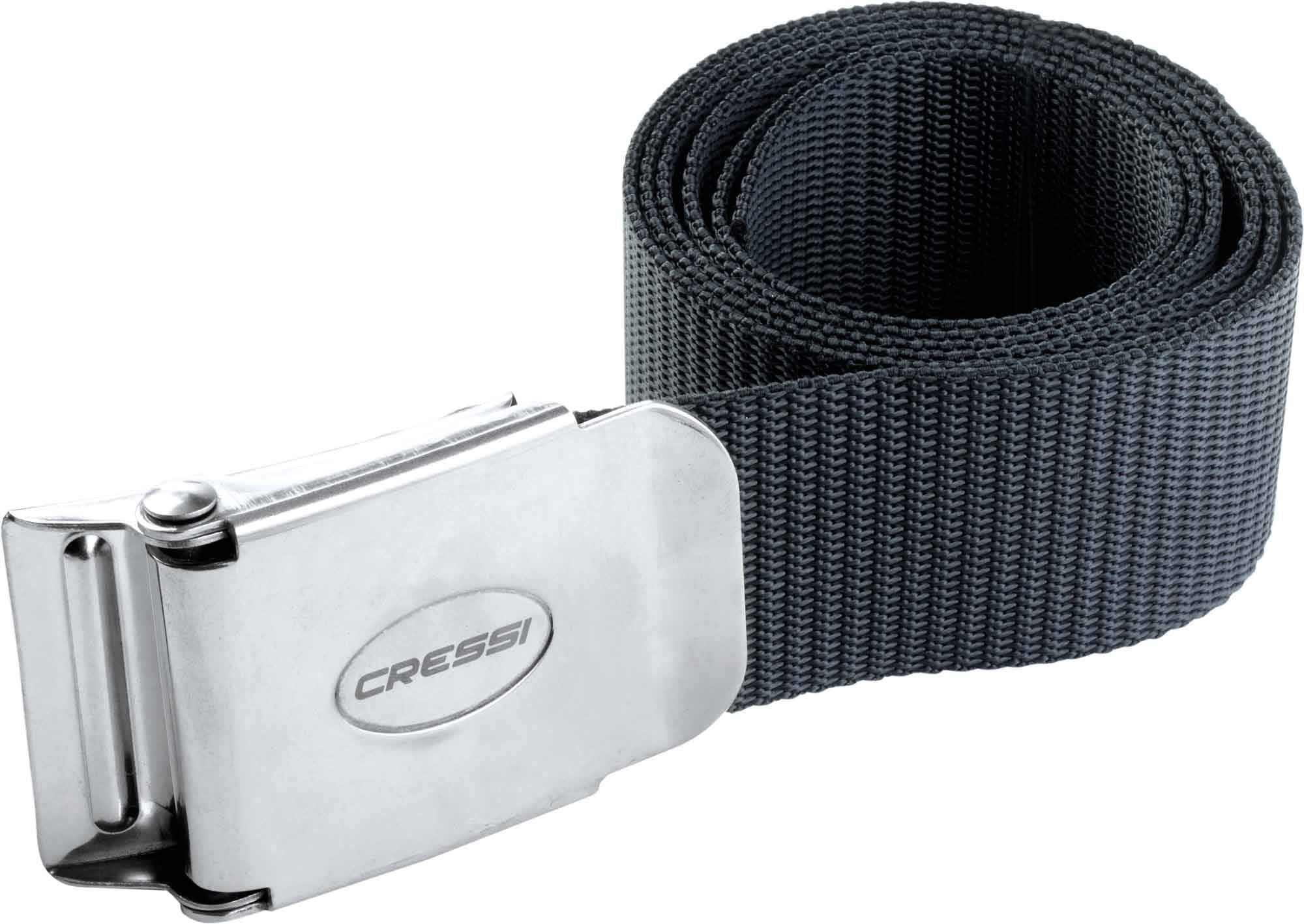 Cressi Paros Nylon Weight Belt, Black