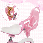 Glaf Girls Bike For Toddlers And Kids Ages 3-6 Years Old 12-16 Inch Girls Bike With Training Wheels & Basket & Doll Seat Kids Bi
