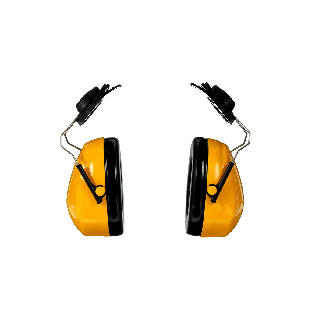 3M Peltor Hearing Protection Optime 98 Earmuffs, Cap Mount, H9P3E, 23 Db Nrr, Universal Mounting Attachment, Adjustable Tilt Ear