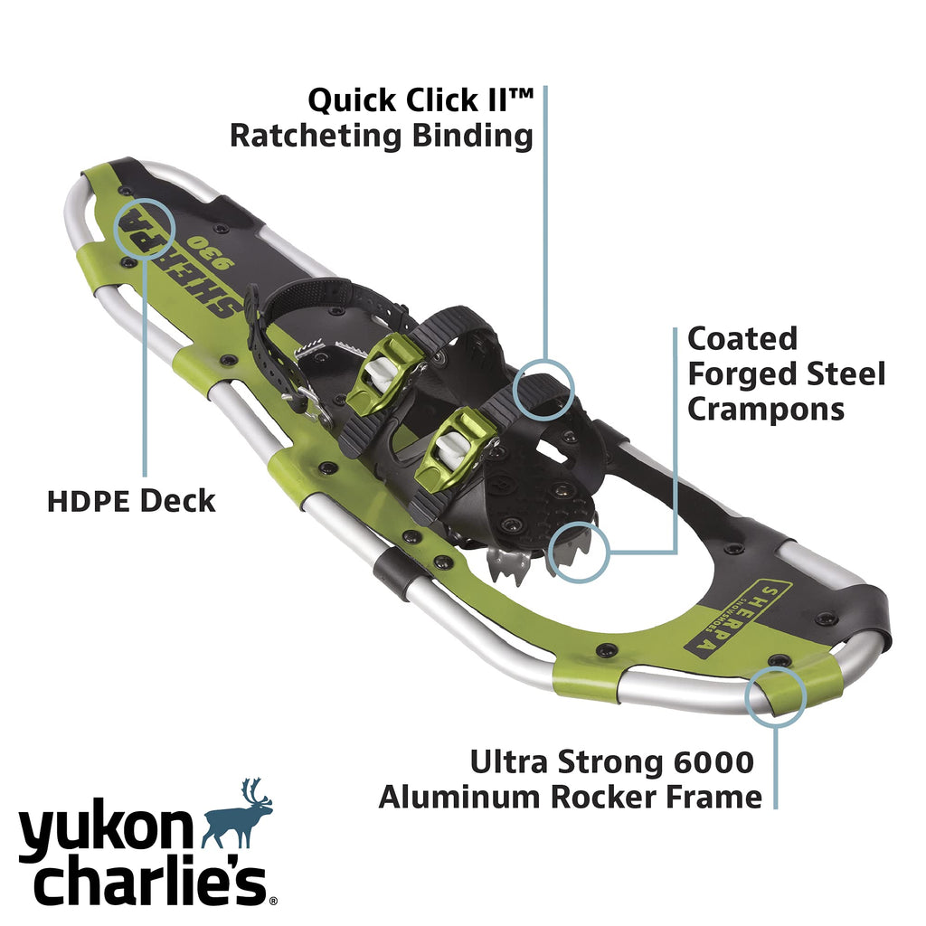 Yukon Charlie'S Sherpa Snowshoe, 9-Inch X 30-Inch