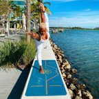 Liforme Printed Yoga Mat - Free Yoga Bag, Patented Alignment System, Warrior-Like Grip, Non-Slip, Eco-Friendly, Biodegradable, S