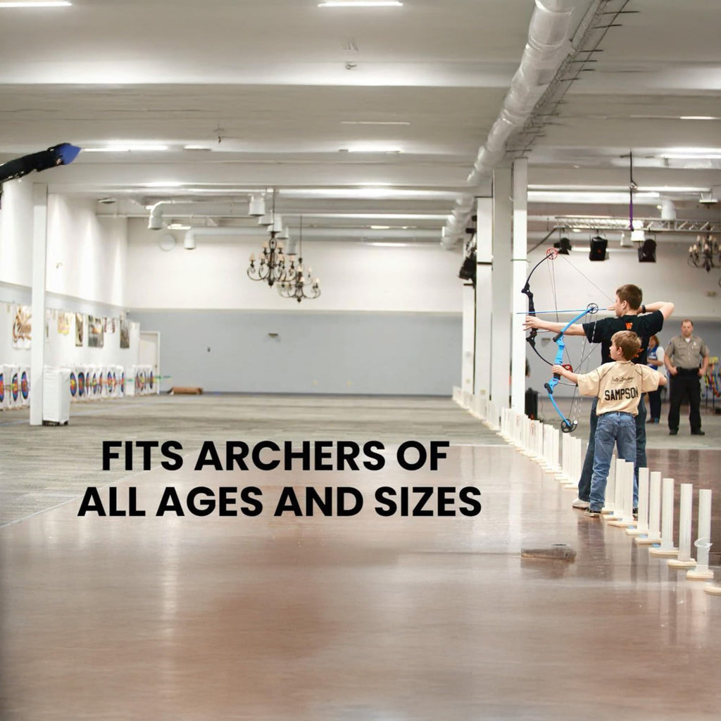 Genesis Original Lightweight Archery Compound Bow And Arrow Set, Draw Hand - Right, Blue