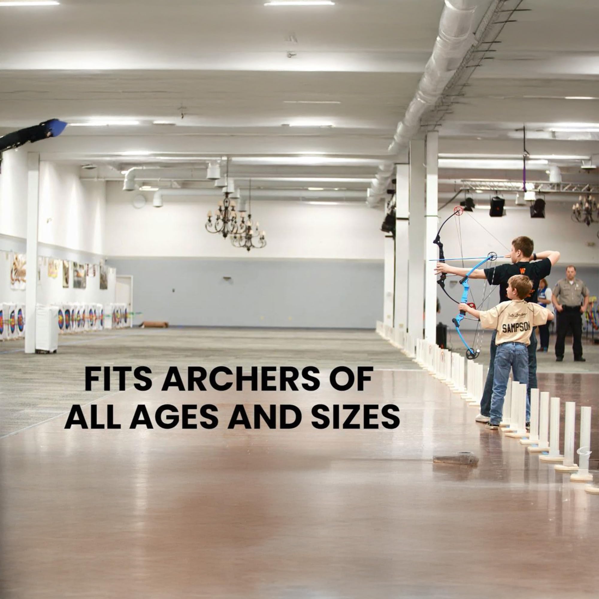 Genesis Original Lightweight Archery Compound Bow And Arrow Set, Draw Hand - Right, Blue