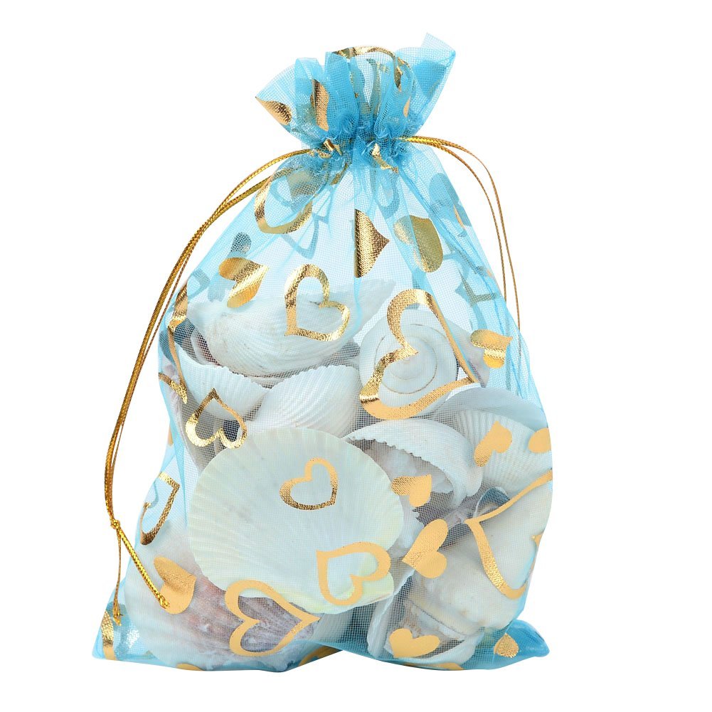 DMS RETAIL Return Gift Bags/Wedding Party Favor/Jewellery Pouch potli Bags 20*25 CMS(Pack of 25 Bags)
