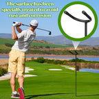Silipull 2 Pcs U Shaped Golf Club Holder Keeps Your Clubs Clean, Dry And Visible, Soft Rubber Covered Metal Golf Club Holder Pro