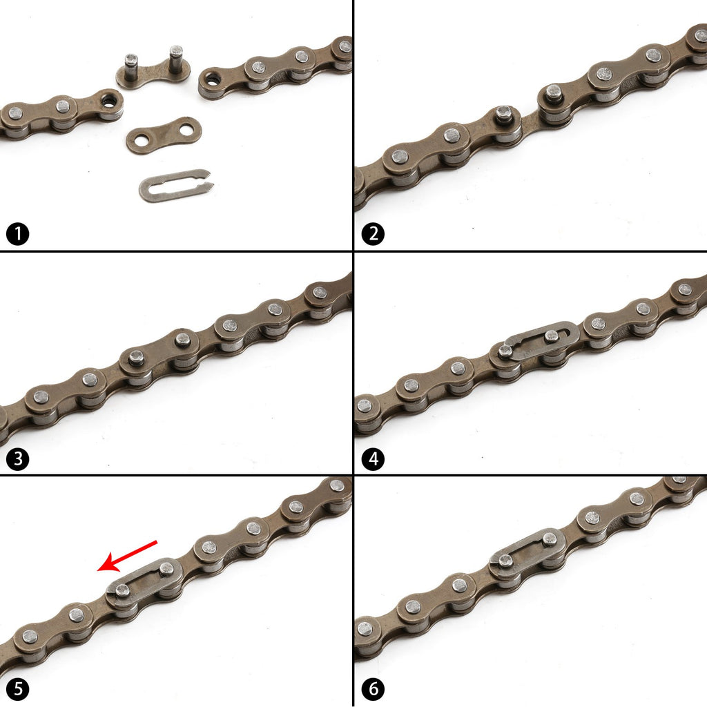 Zonkie Bike Chain Single-Speed, Bicycle Chain 1 Speed, 12 A 18 Inch,116 Links
