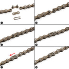 Zonkie Bike Chain Single-Speed, Bicycle Chain 1 Speed, 12 A 18 Inch,116 Links