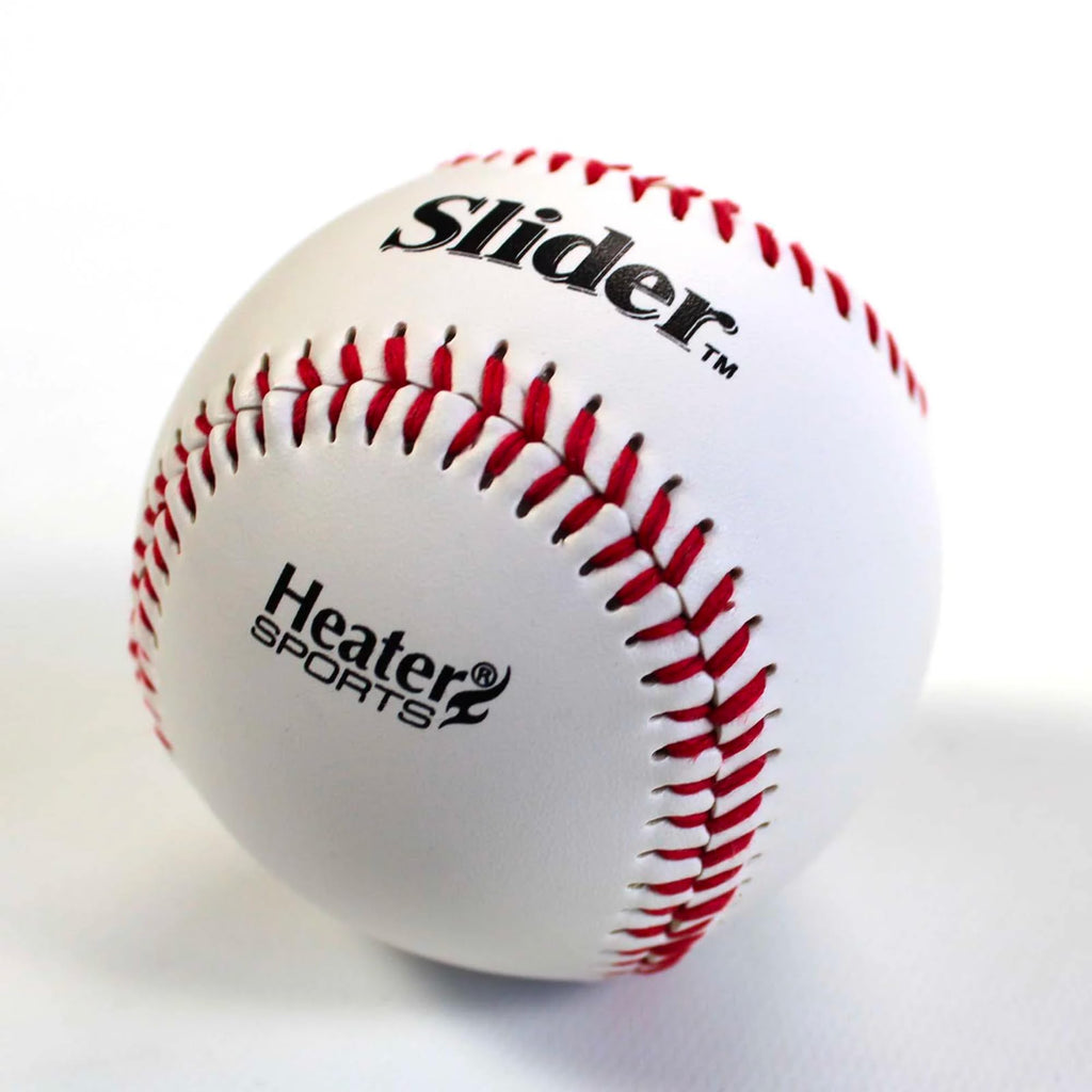 Heater Sports Slider Lite Genuine Leather Pitching Machine Baseballs - 1 Dozen, Accurate, & Long-Lasting | Perfect For Batting &