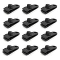 Langaelex 12Pcs Heavy Duty Tarp Clips With Lock Grip - Windproof Tent Clamps For Camping, Canopies, Pool Covers, Reusable Multi-