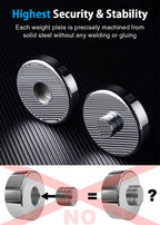 Weight Set 30Lb Pair (15Lb/20Lb/25Lb/30Lb) Adjustable Dumbbells Ultracompact Chrome With Foam Handles Home Gym Workout Exercise