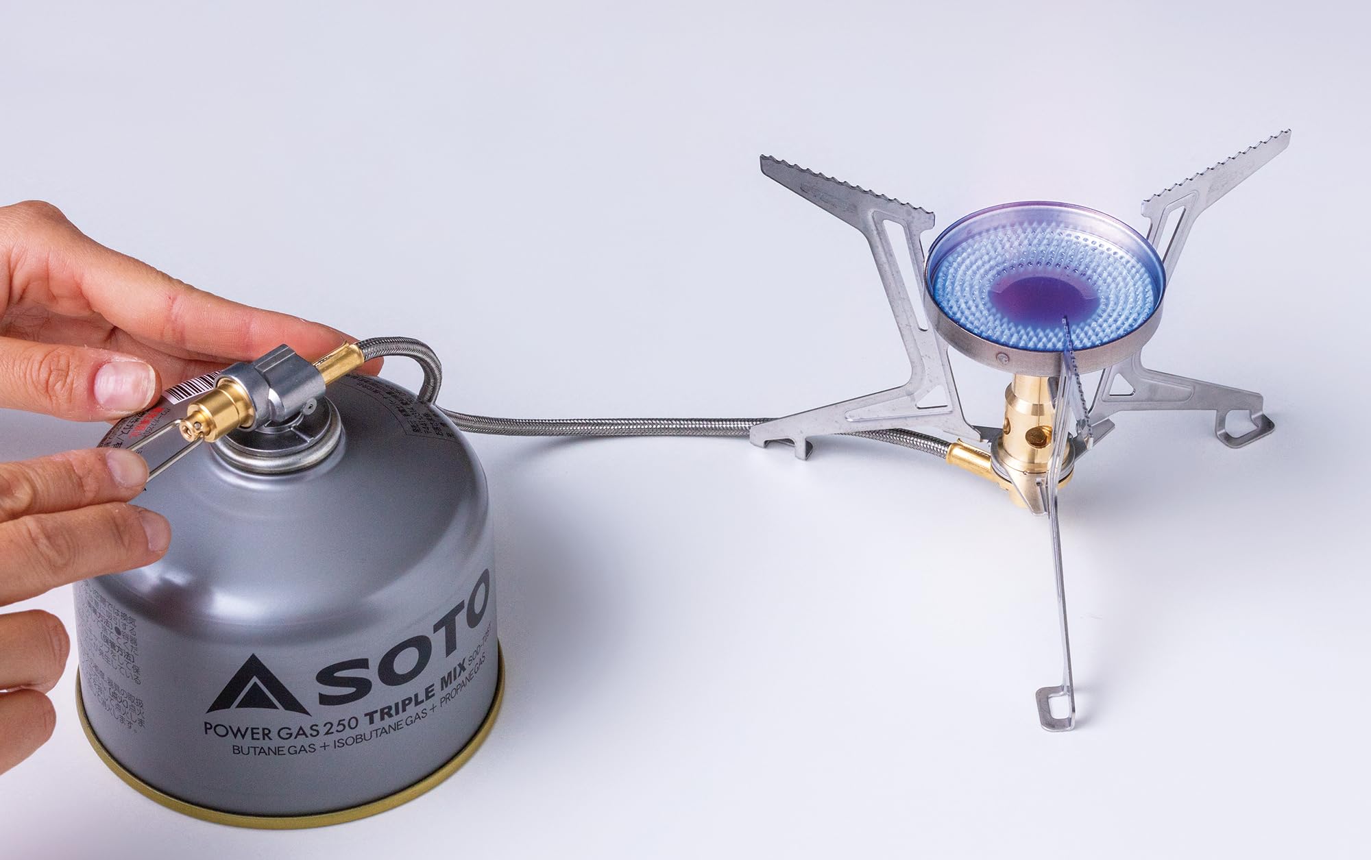 Soto Fusion Trek Detachable Camping Stove With Micro Regulator Valve System, Wind-Resistance Camp Stove For Outdoors, Camping, H
