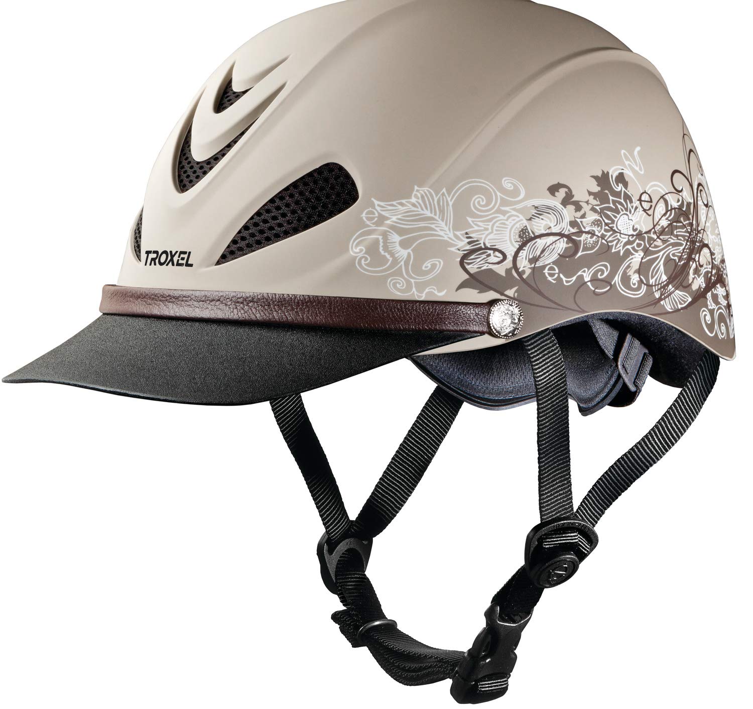 Troxel Dakota Trail Horse Riding Helmet, Low-Profile Light Adjustable Design, Safety Horseback Riding Gear, Small (6-5/8-7), Tra