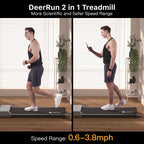 Walking Pad, 2 In 1 Treadmills For Home With Remote Control, Under Desk Treadmill Office Quiet, Portable Treadmill With Installa