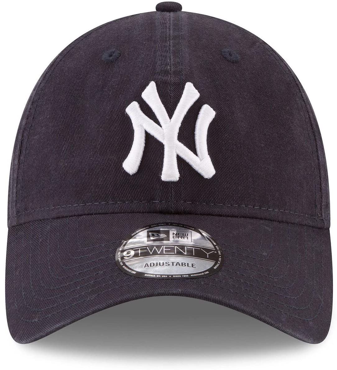 New Era Mlb Core Classic 9Twenty Adjustable Hat Cap One Size Fits All (New York Yankees Navy)