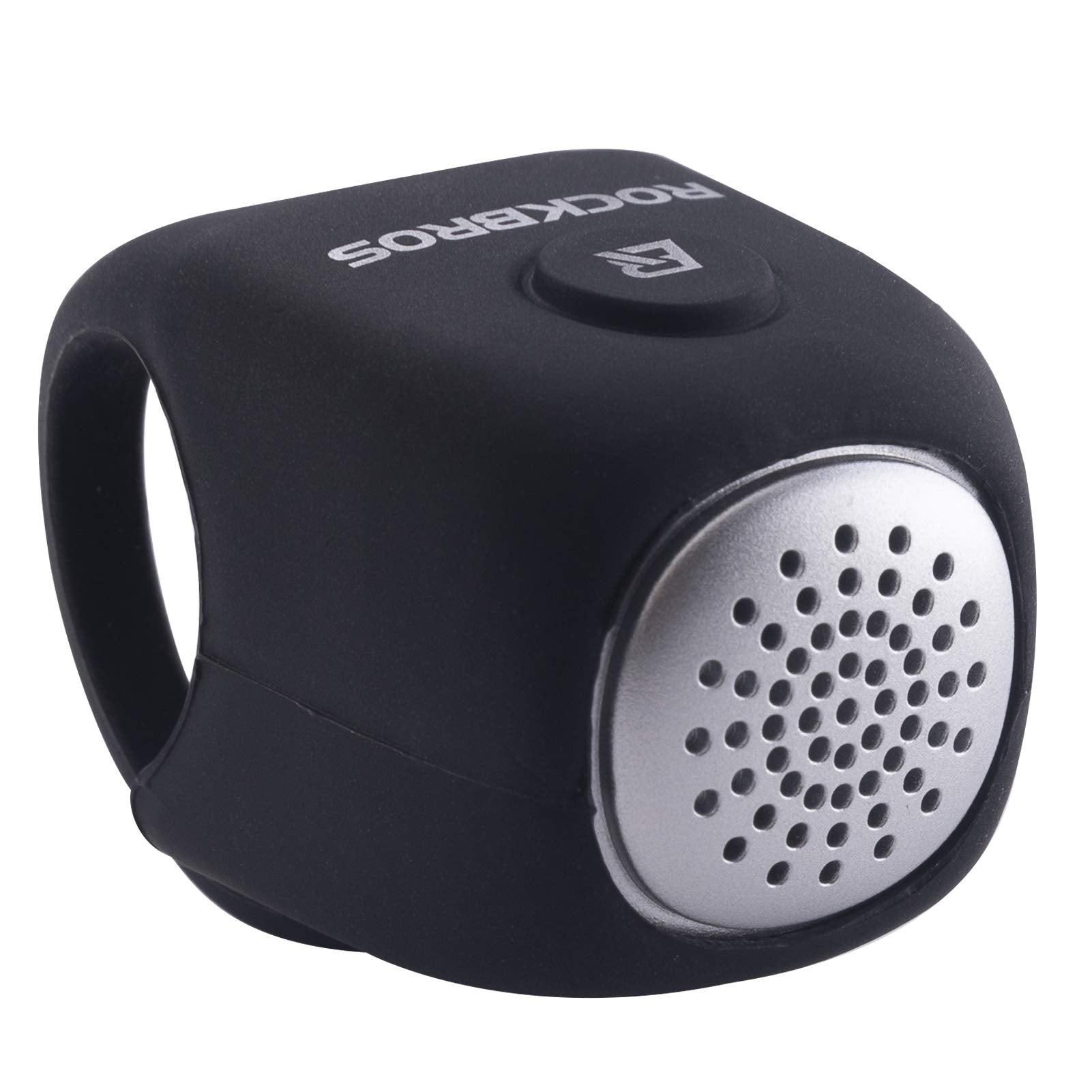 ROCKBROS Electra Bike Bell 90dB Electric Cycling Bells Horn Bicycle Horns Water-Resistant 3 Sound Modes Bike Bells Black