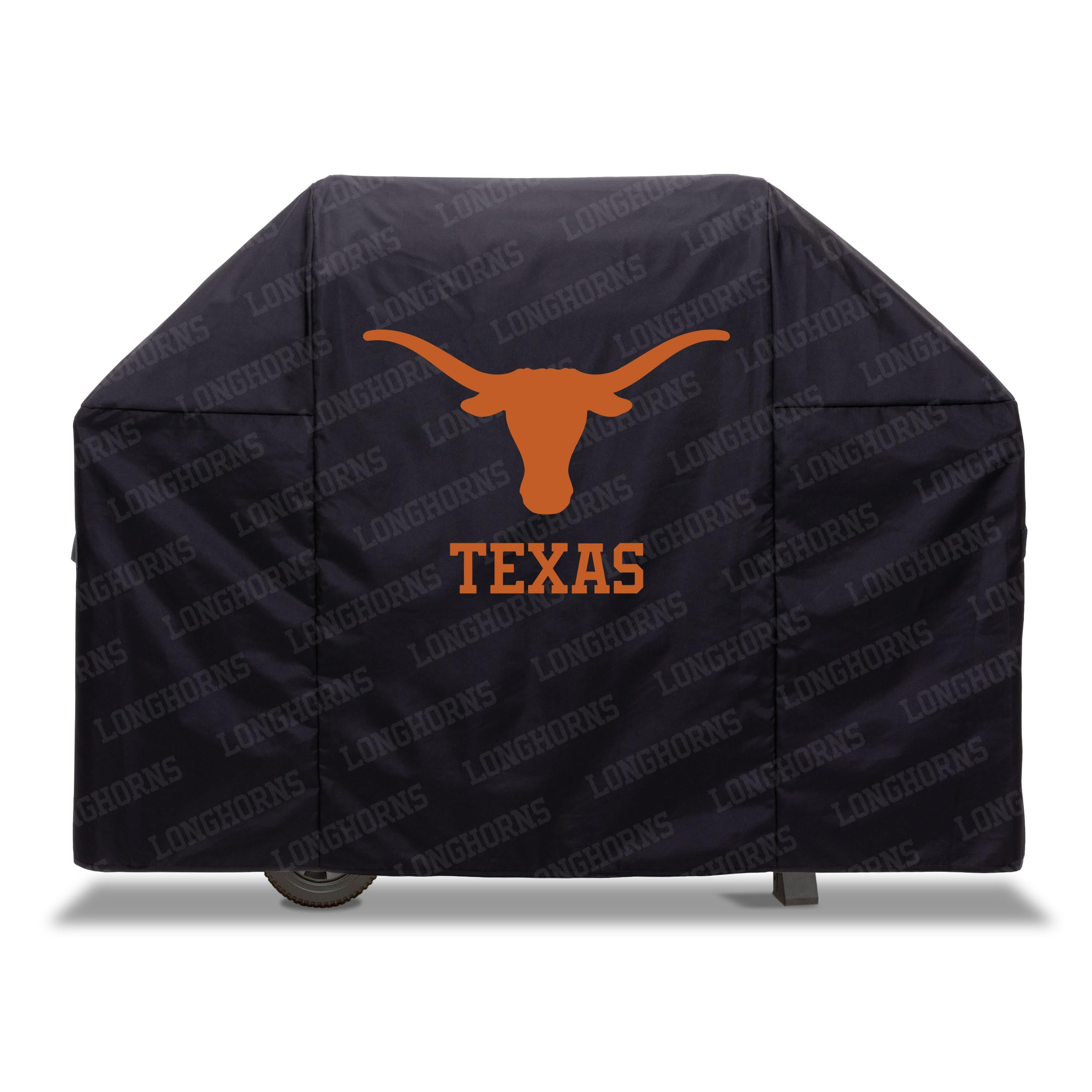 YouTheFan NCAA Texas Longhorns Heavy Duty Waterproof Grill Cover - UV Resistant, Durable Polyester BBQ Cover, Weatherproof for O