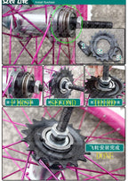 Bicycle Coaster Brake Hub/Bike Brake Rear Hub 32 Hole Stainless Steel