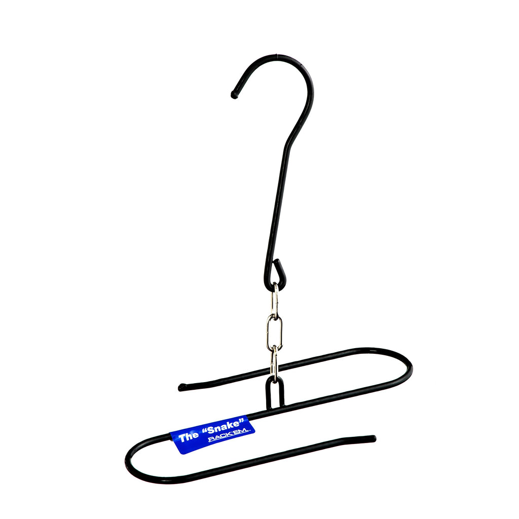 Rack'Em Wader Boot Hanger For Fishing Waders - Boots - Shoe Dryer - Footwear Storage Rack - The Snake 1 Pair Hanging Hook - Heav