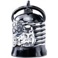 Motorcycle for Bells - Motorcycle Angel Bell for Men Women,Bell Biker Accessory,Guard Riding Safety (Black) (Black Silver)