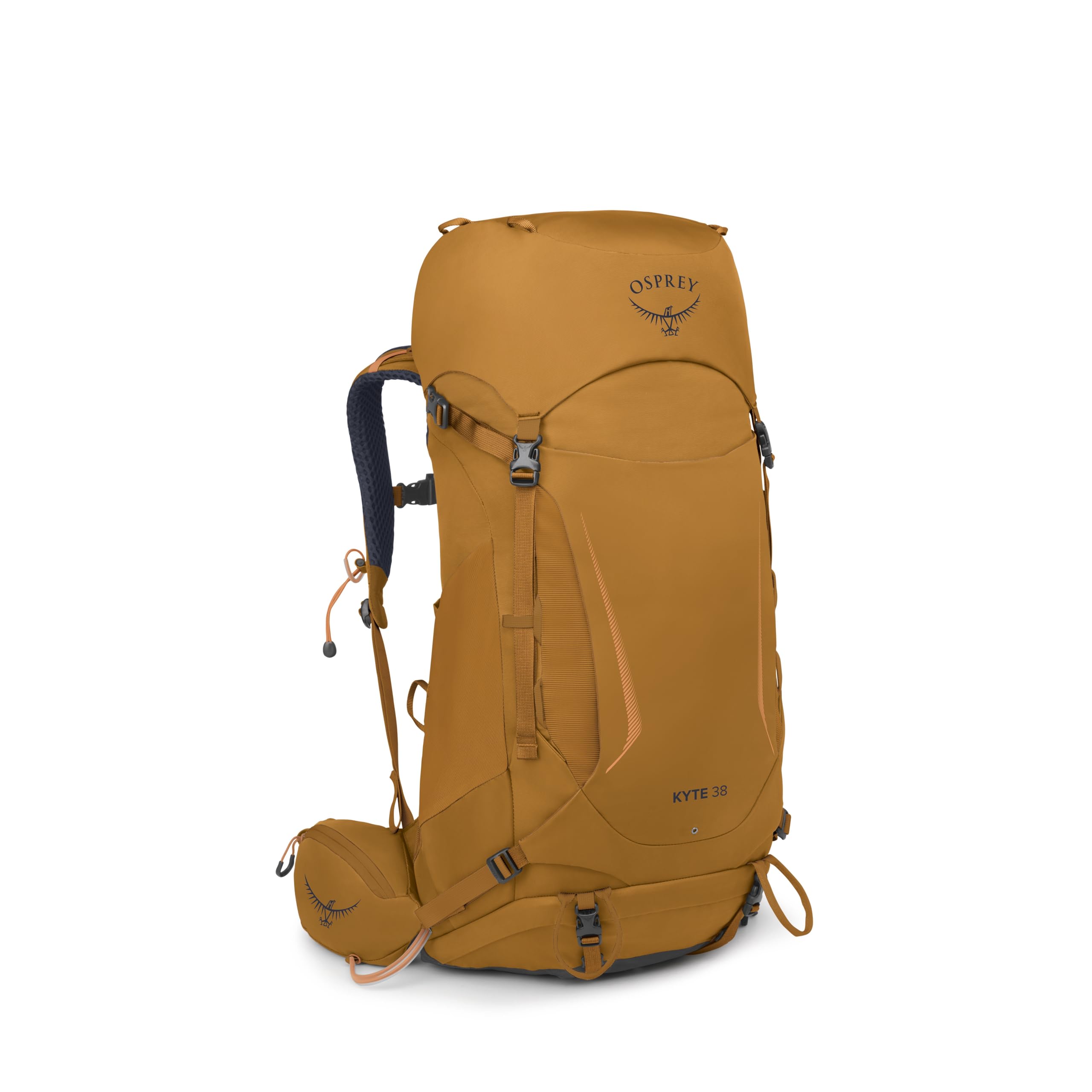 Osprey Kyte 38L Womens Backpacking Backpack - Hiking & Camping Bag with Waterproof Raincover, Barley Brown, X-Small/Small