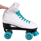 C Seven C7Skates Quad Roller Skates | Retro Design (Teal, Women'S 5 / Youth 4)