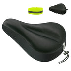 Geronmine Gel Bike Seat Cover Padded Bicycle Saddle Covers For Women  Men, Most Comfortable Exercise Bike Seat Cushion Cover, So