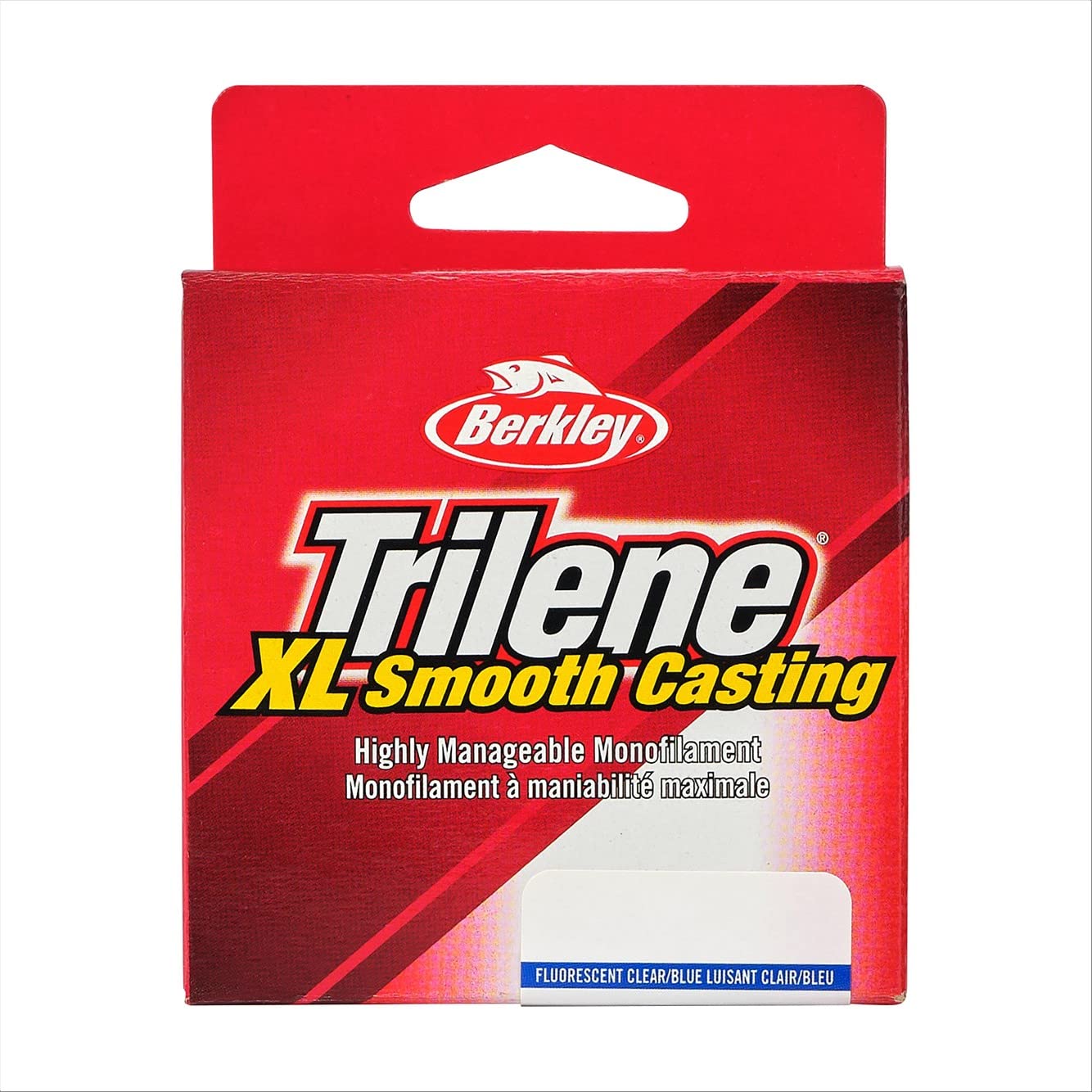 Berkley Trilene XL, Fluorescent Clear/Blue, 8lb | 3.6kg, 110yd | 100m Monofilament Fishing Line, Suitable for Freshwater Environ