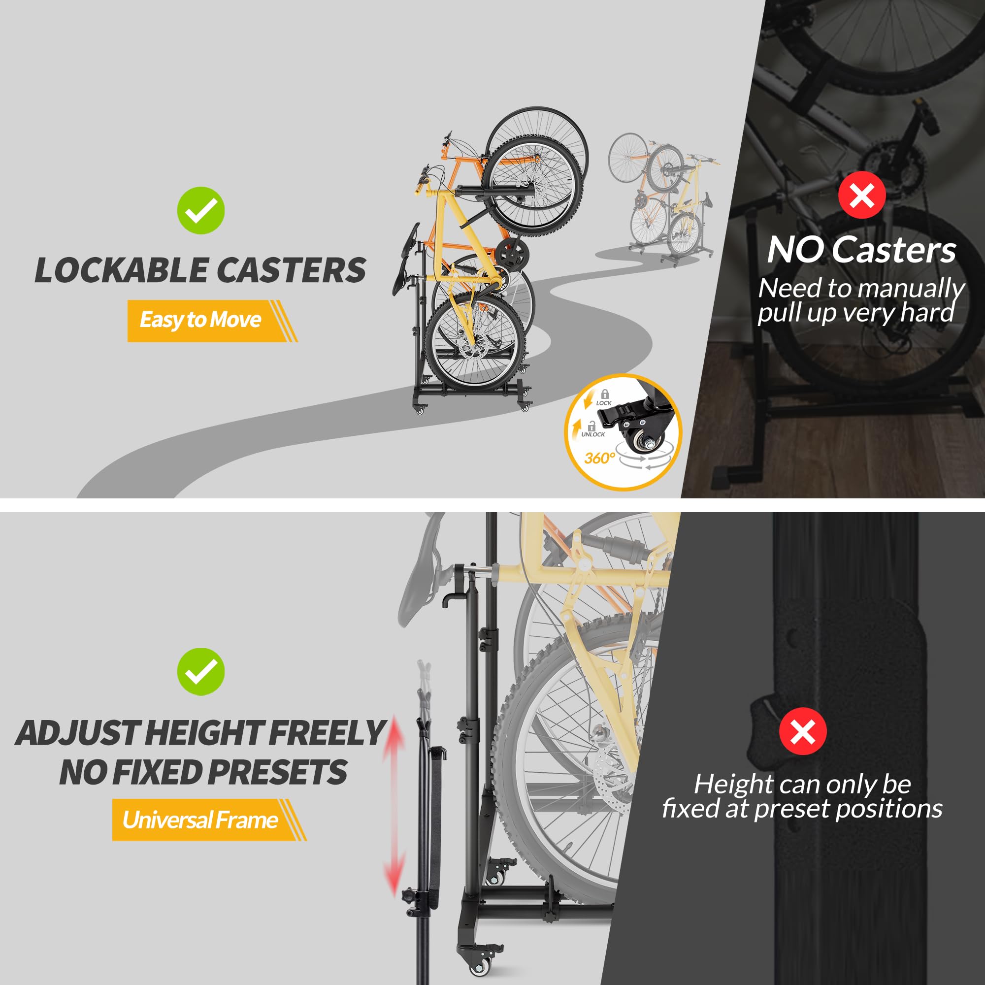 Sttoraboks Vertical Bike Stands (2 Pack)
