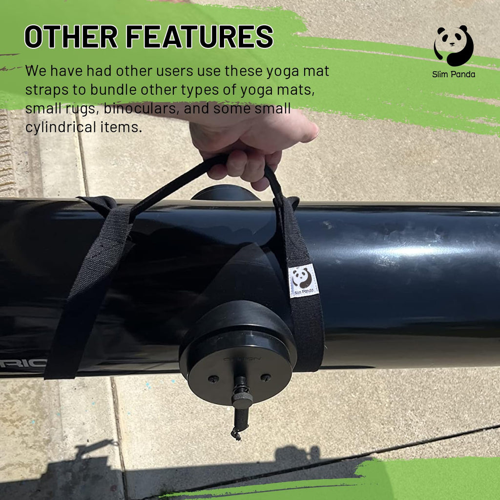 Slim Panda Yoga Mat Straps For Carrying,Adjustable Yoga Mat Carrier, Yoga Mat Sling(Yoga Mat Not Included)(Dark Blue)