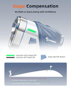 Dormie Golf Rangefinder With Slope,800 Yards Laser Range Finder Golfing,Pnlc Display,Aluminum Alloy Body,Flag Lock,Slope Compens