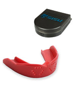 Sisu 3D Mouthguard, Intense Red With Case - 2.0Mm Thin - For Athletes Over 5    Tall - Pre-Formed For Custom-Molded Fit - Remold
