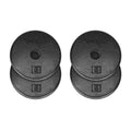 Yes4All Standard 1-Inch Cast Iron Weight Plates - 5Lbs X 4Pcs