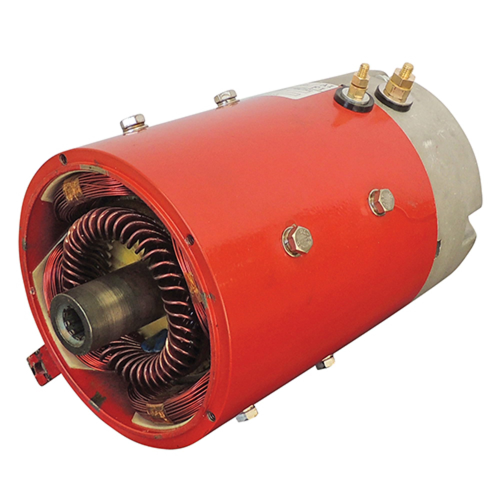 Red Hawk MOT-A4 Motor Compatible with/Replacement for Club Car IQ Regen High Torque, Long Stack, 10 Spline, Speeds up to 20 MPH,