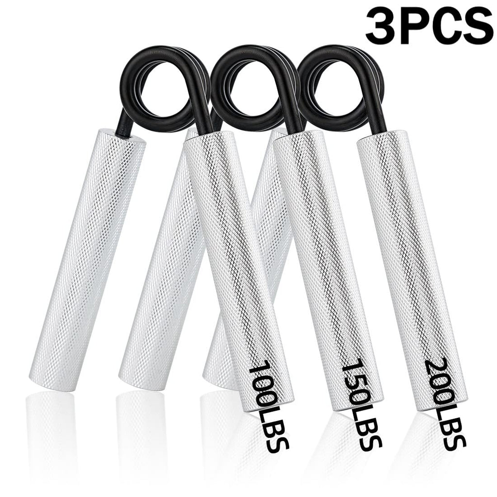 Xzyppci Metal Grip Strength Trainer 6Pack,50-300Lb Hand Gripper Set,Non-Slip Heavy-Duty Wrist Forearm Strengthener,Hand Grip Str