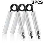 Xzyppci Metal Grip Strength Trainer 6Pack,50-300Lb Hand Gripper Set,Non-Slip Heavy-Duty Wrist Forearm Strengthener,Hand Grip Str