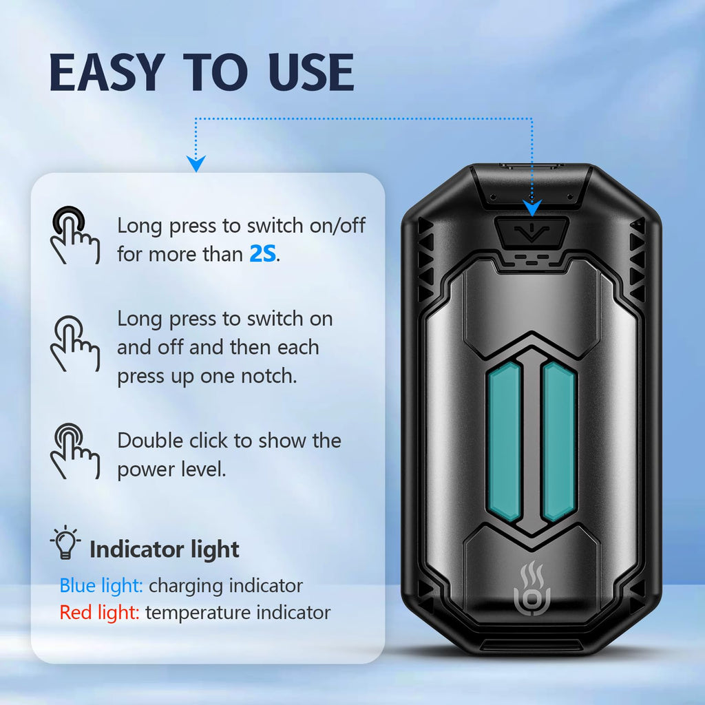 6000Mah Outjut Hand Warmers Rechargeable 2 Pack Electronic Hand Warmers Portable 20Hrs Usb Suitable Hunting Accessories Portable