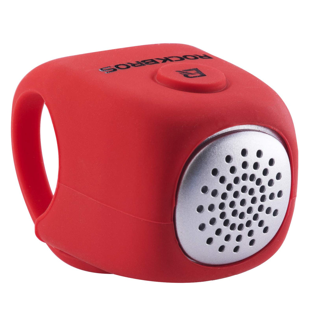 Rockbros Electra Bike Bell 90Db Electric Cycling Bells Horn Bicycle Horns Water-Resistant 3 Sound Modes Bike Bells Red