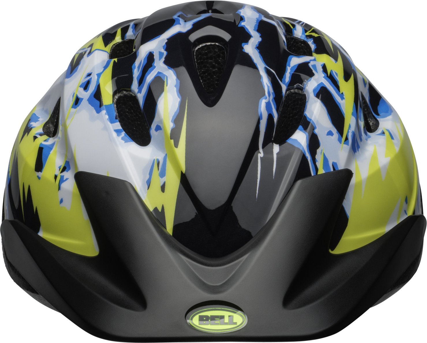 Bell Child Rally Bike Helmet - Lightning Black & Yellow