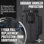 Caddydaddy Golf Constrictor 2 Travel Cover (Gunmetal)