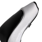 Andux Golf 460Cc Driver Fairway Wood Head Covers With Zipper Closure Set Of 3 (Black/White)