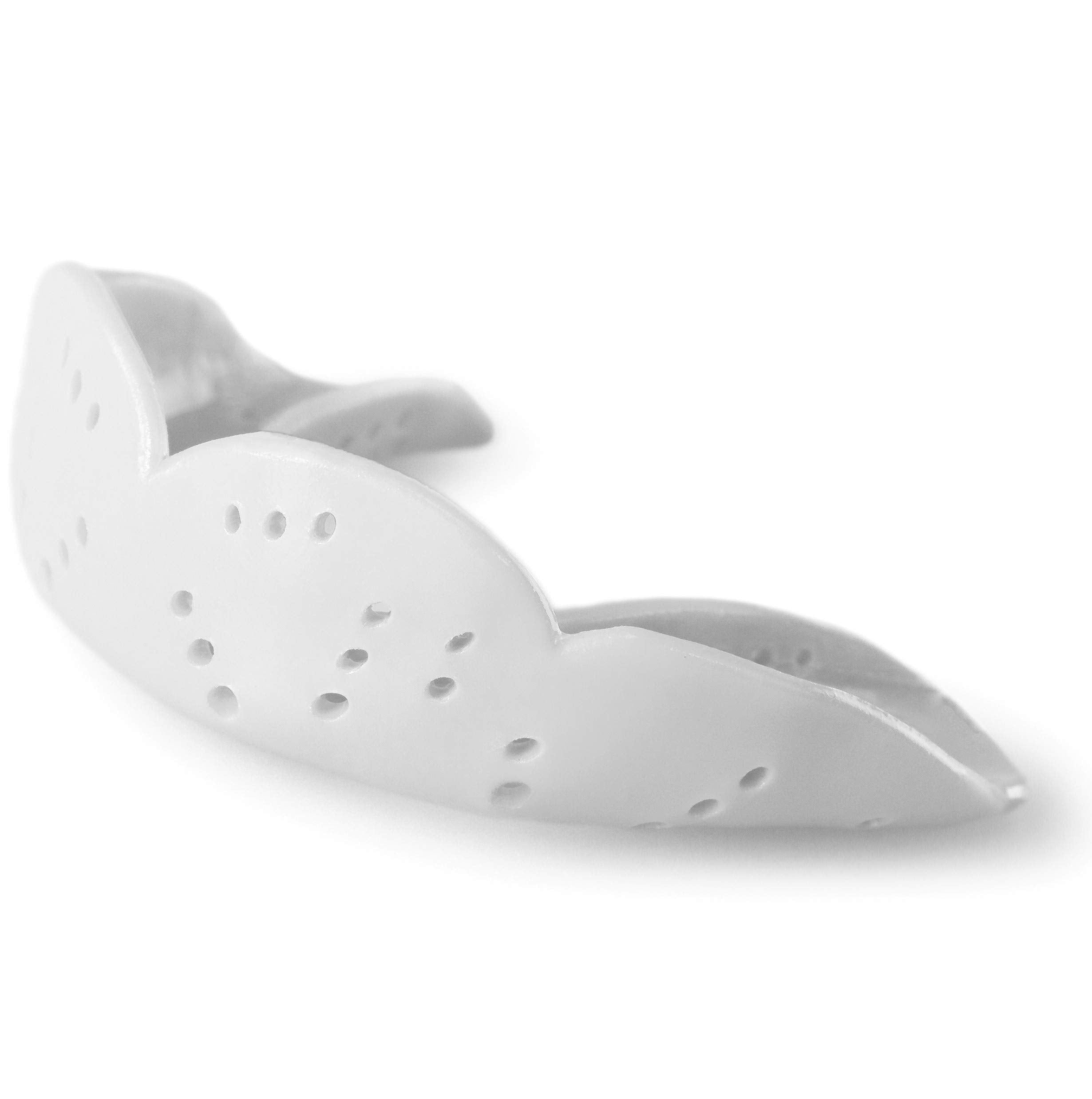 Sisu Aero Small Mouthguard, Snow White - 1.6Mm Thin - Custom-Molded Fit - Slim Design - Remoldable Up To 20 Times - For Team Spo