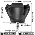 Famgee 3-Prong Golf Ball Retriever Grabber Portable Pick-Up Claw Plastic Picker Upper Suction Cup Grip Sucker Tool For Golf Putt
