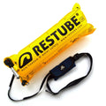Restube Beach Swimming Safety Buoy - Manual Pull Inflatable Swim Float with Waist Belt for Beach, Snorkeling, Paddleboarding & O