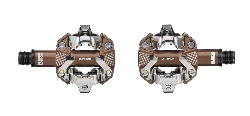 Look Cycle - X-Track Gravel - Bronze - Mtb And Gravel Bike Pedals - Clipless Pedals