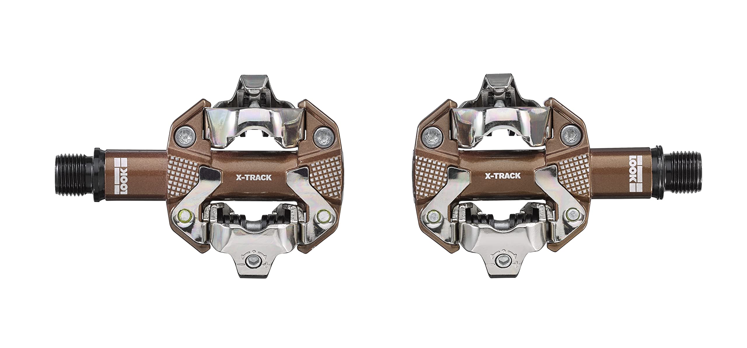 Look Cycle - X-Track Gravel - Bronze - Mtb And Gravel Bike Pedals - Clipless Pedals